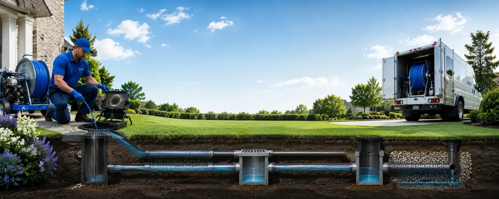 Outdoor drain cleaning information for Henry, SD